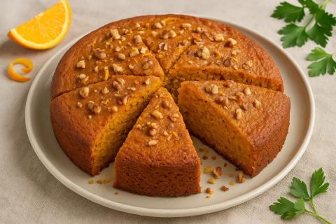 Тыквенный пирог по американскому рецепту с сгущённым молоком и корицей сохраняет нежную текстуру