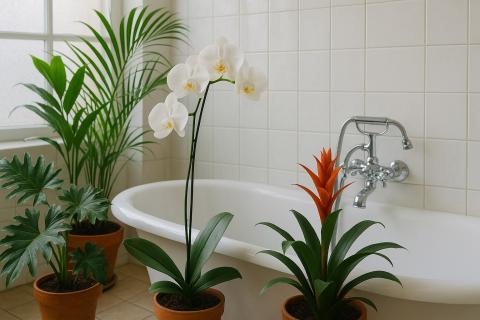 Не ожидала, что в ванной можно выращивать цветы — теперь у меня оазис