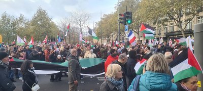Парижская первомайская  манифестация окончилась столкновением с полицией в связи с поведением митингующих