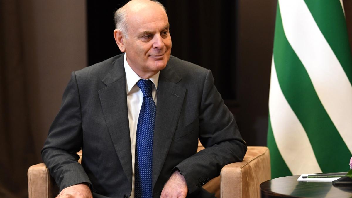 Президент Абхазии Аслан Бжания