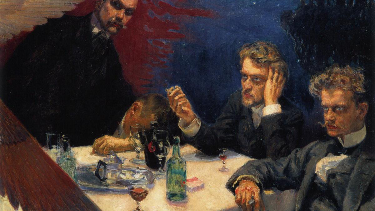 Симпозиум живописи Аксели Галлен-Каллелы, сделанный в 1894 году