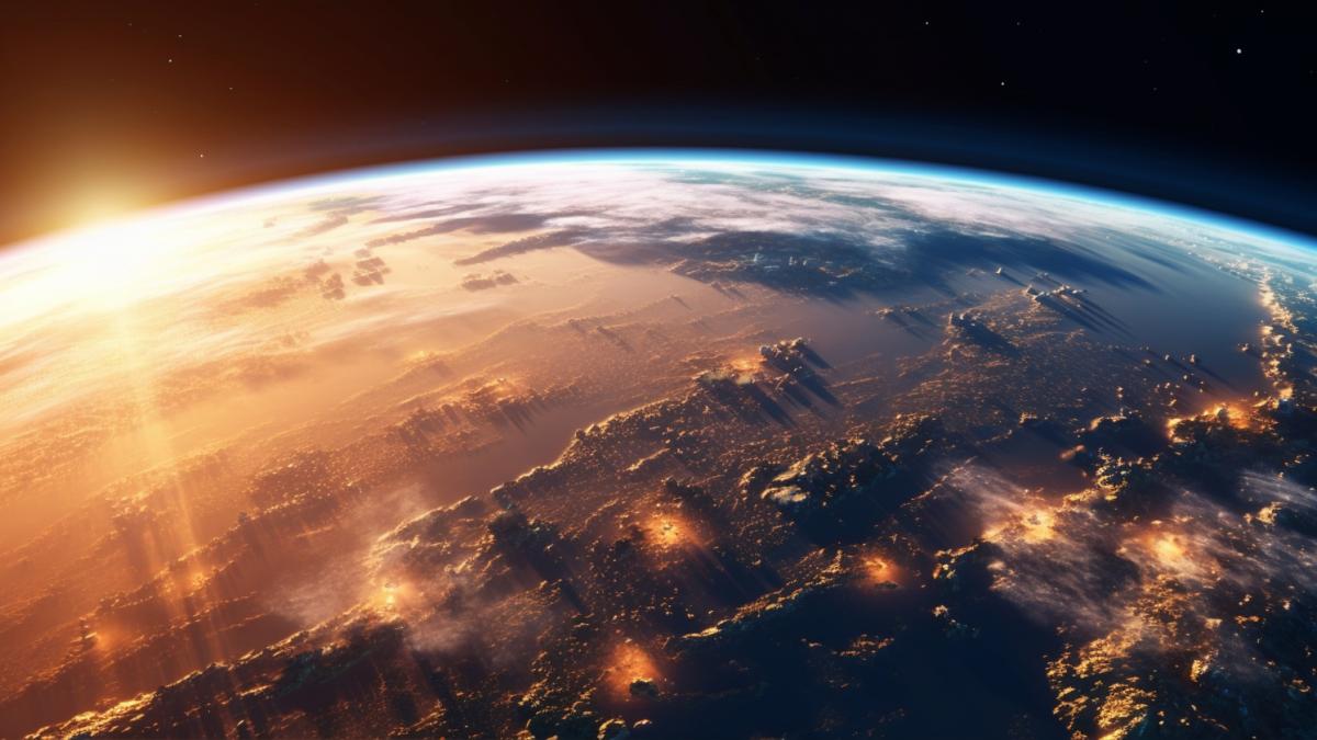 Земля вид из космоса