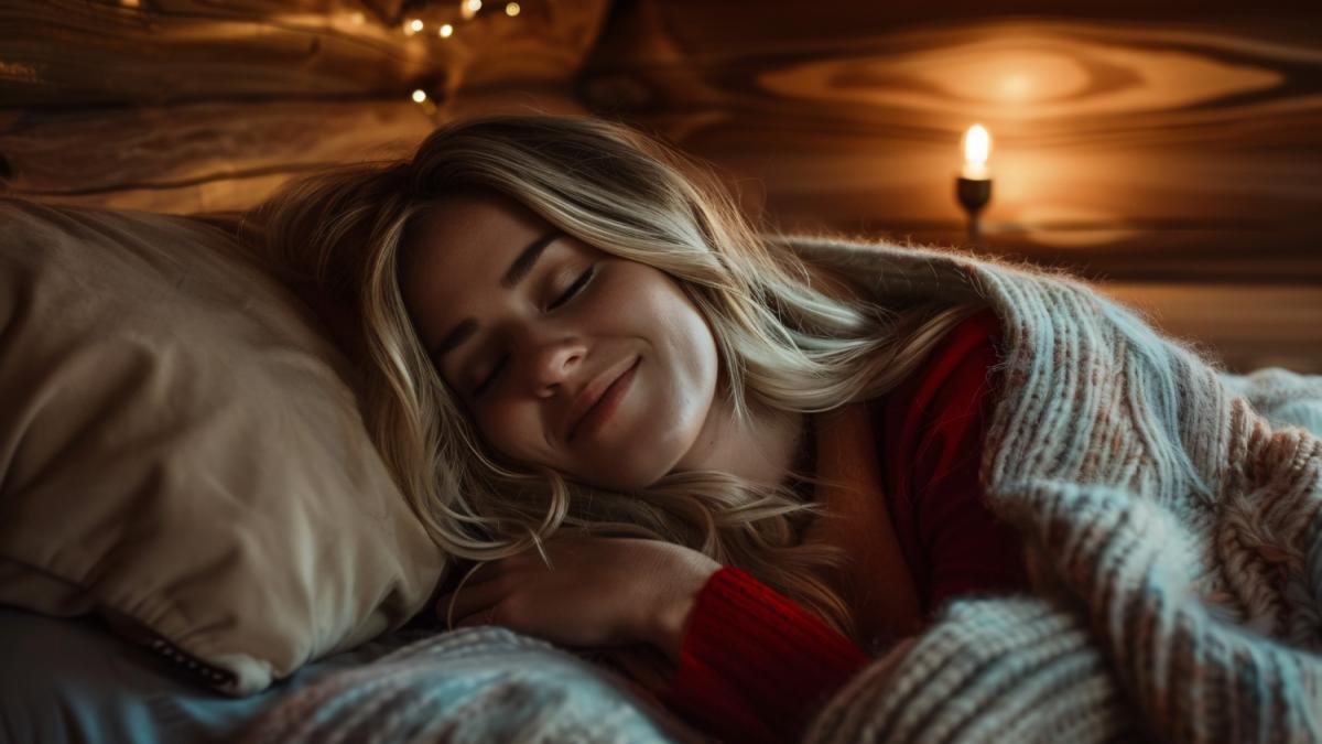 Девушка спит