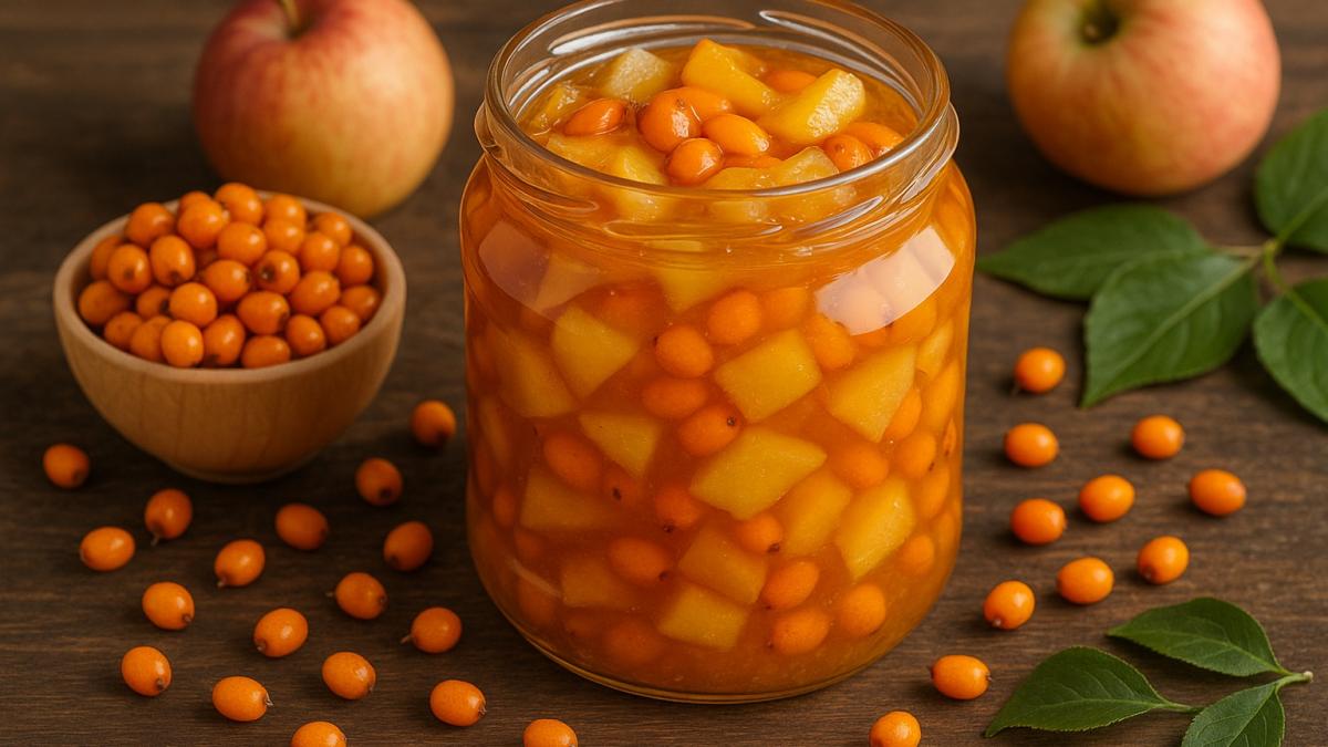 Варенье из облепихи и яблок Варенье из облепихи и яблок