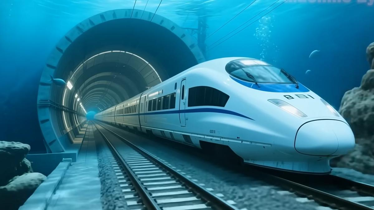 Подводный туннель в Китае