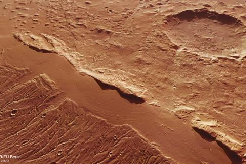 Учёные NASA обнаружили новый минерал гидроксисульфат железа на Марсе