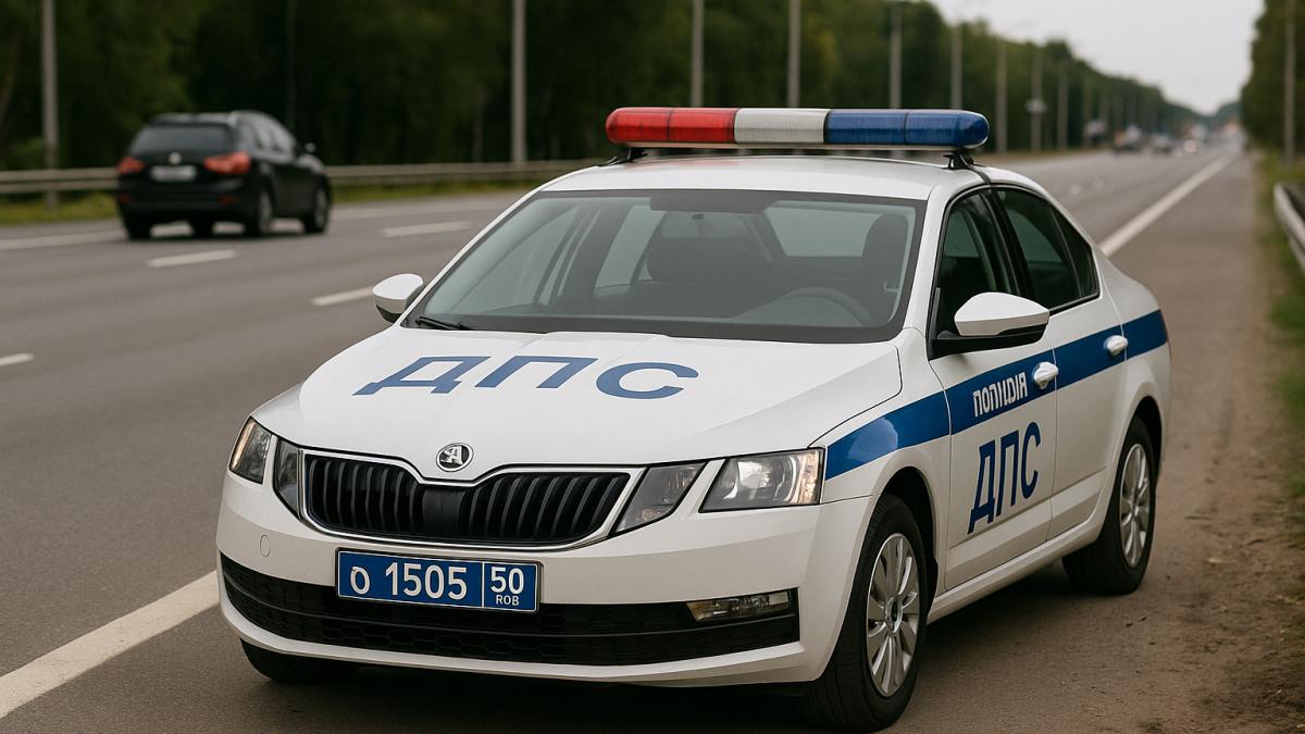 Патрульная машина ДПС