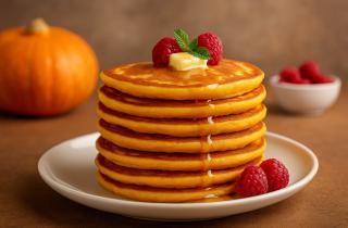 Панкейки на кефире получаются пышными из-за реакции соды с кислой средой — повар