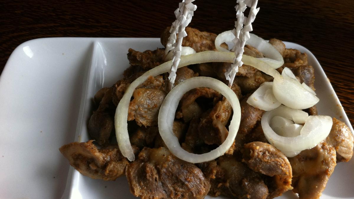 Куриные желудки