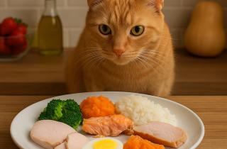 Мясо и рыба безопасны для кошек как угощения с праздничного стола — ветеринар