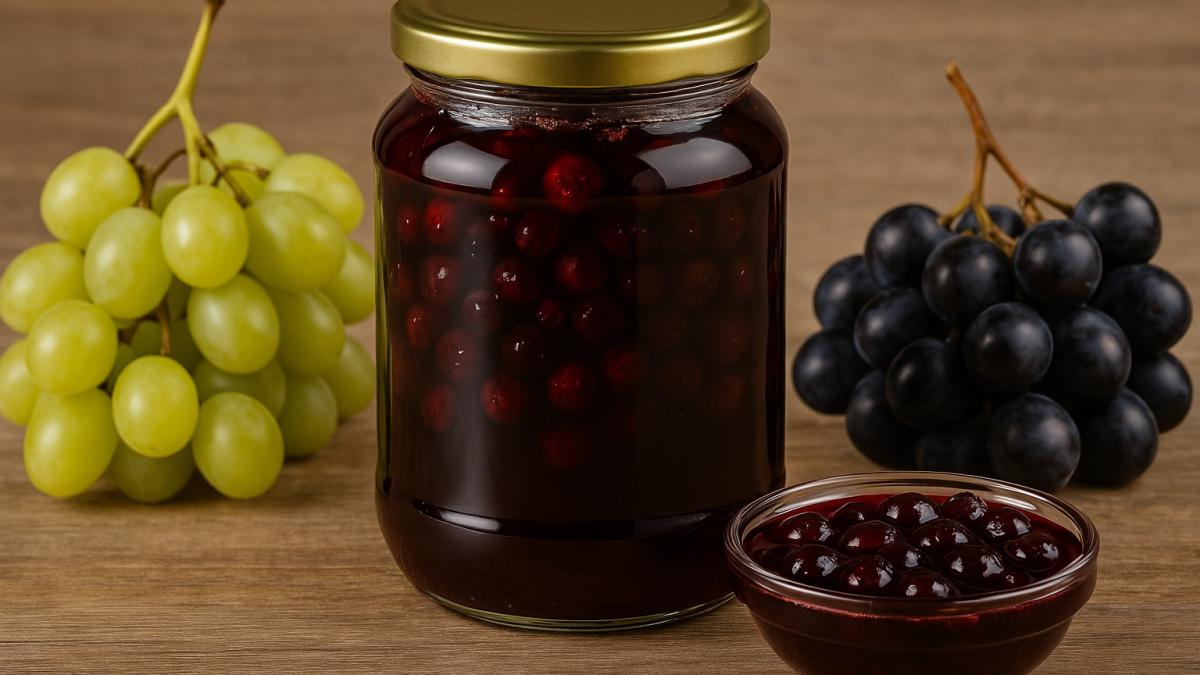Варенье из винограда в банке