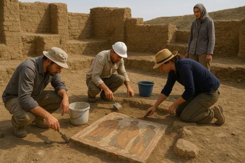 В некрополе Хисардере обнаружили фреску Доброго Пастыря III века — Турпром