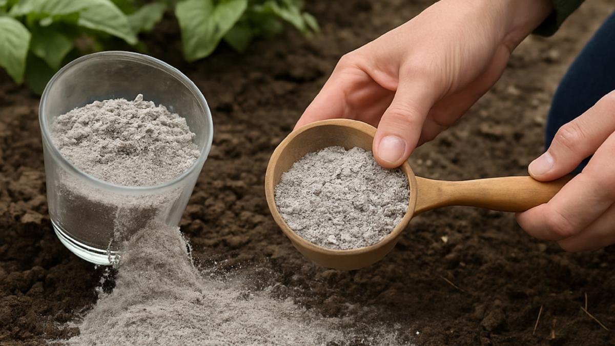 Внесение золы в почву