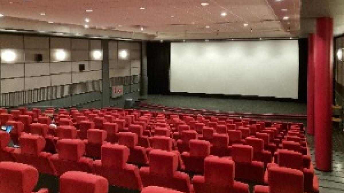 Interior of Kino Myyri in Vantaa, Finland, 2022 - 02