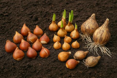 Осенние посадки защищают луковицы от вредителей