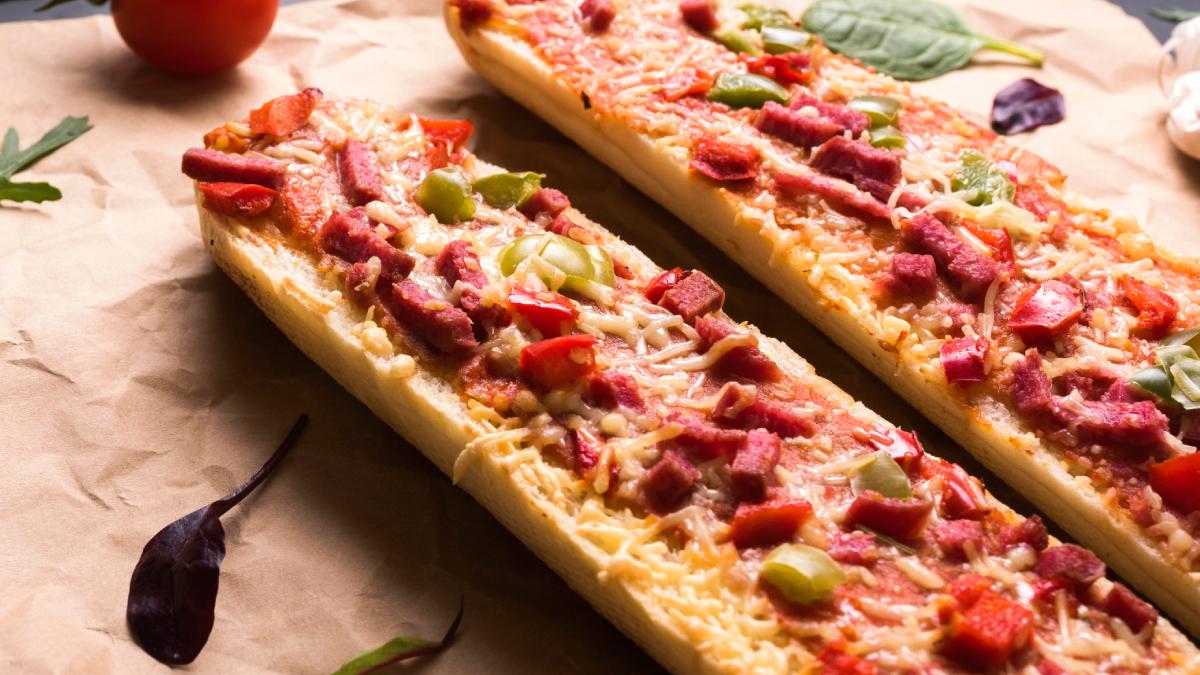 Пицца в багете