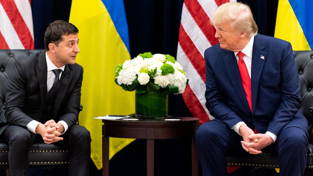 Владимир Зеленский и Дональд Трамп