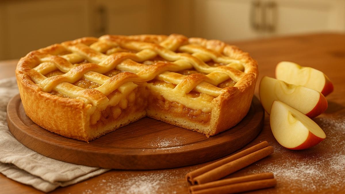 Пирог с яблоками