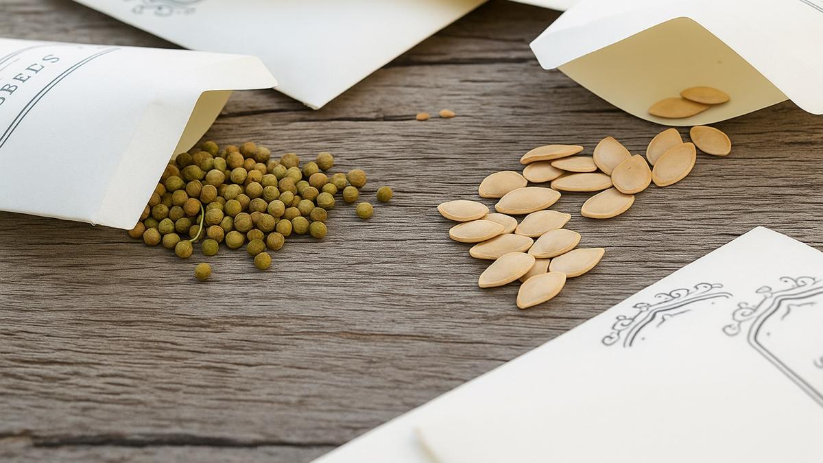 Пакетики с семенами