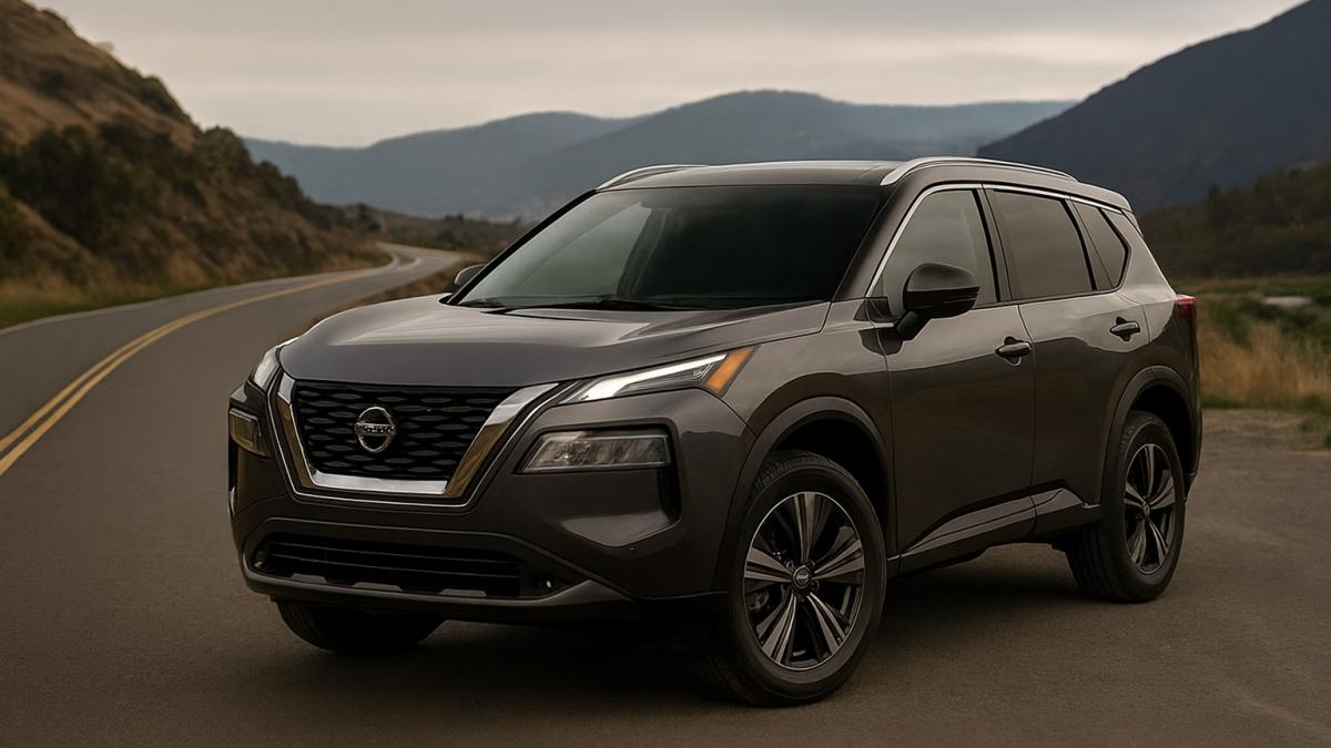Nissan Rogue на дороге