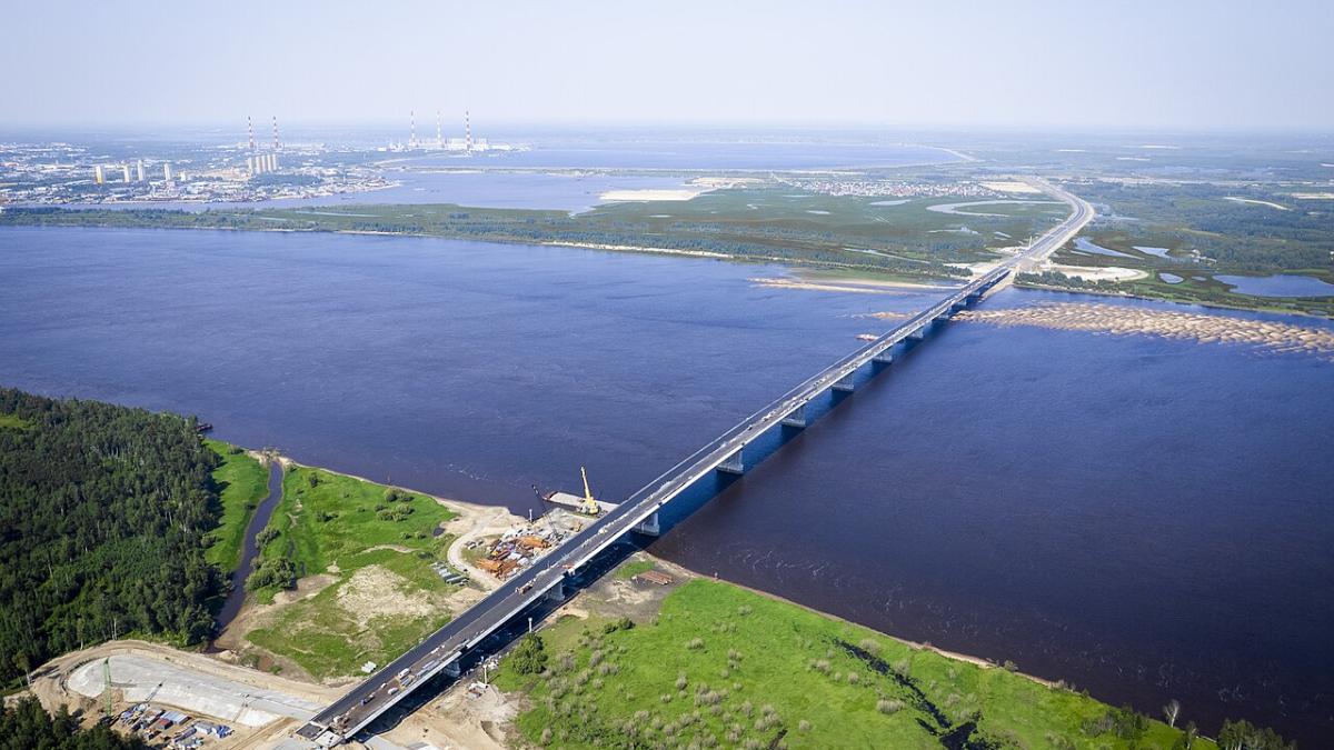 мост через Обь в Сургуте