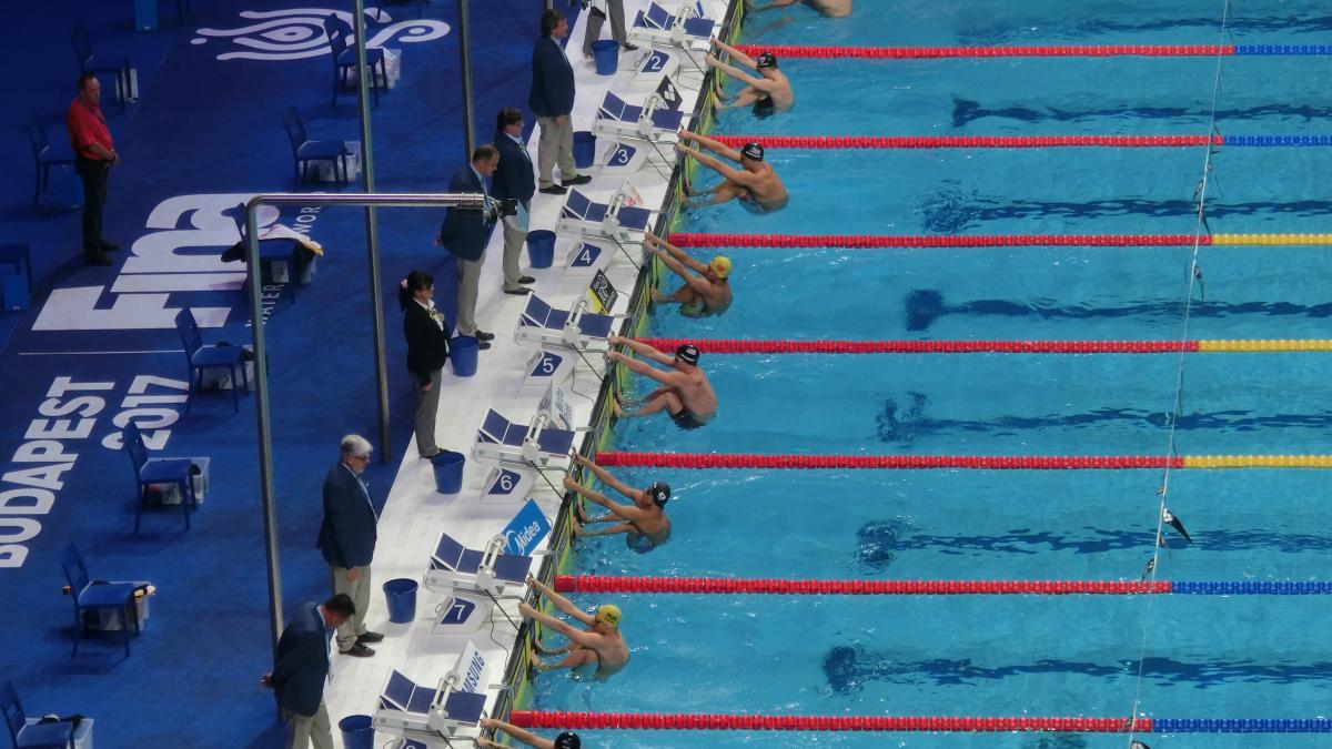 Budapest2017 fina world championships - 100backstroke final Budapest2017 fina world championships - 100backstroke final