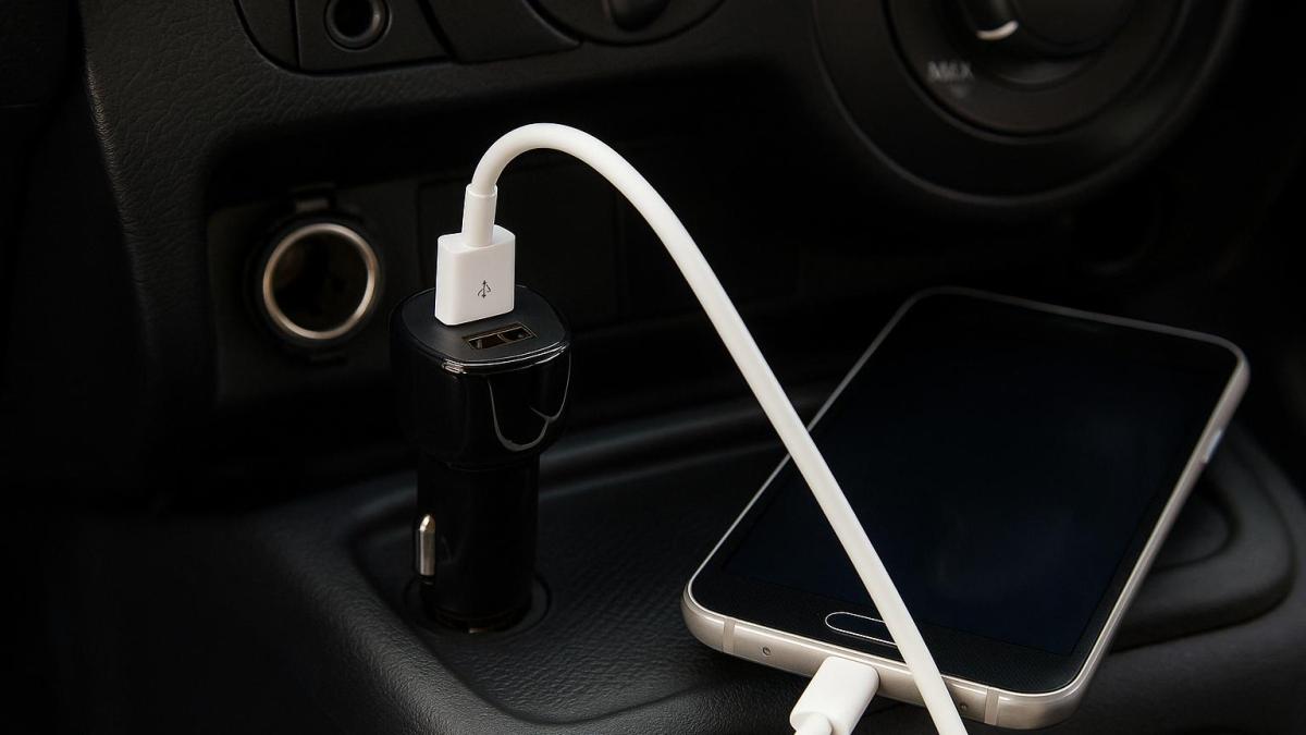 USB-адаптер в прикуривателе