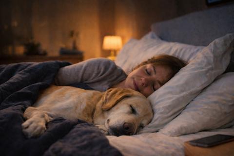 Совместный сон с питомцем является источником психологического комфорта — TF1