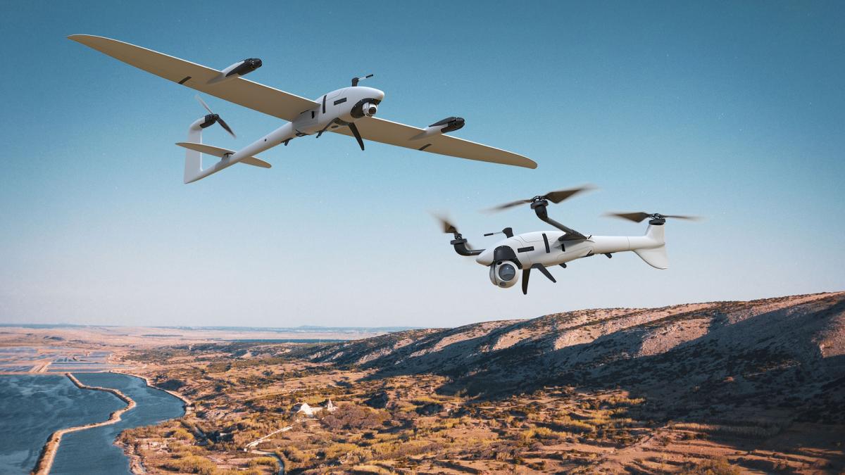 Беспилотники Quantum-Systems Vector и Scorpion UAS