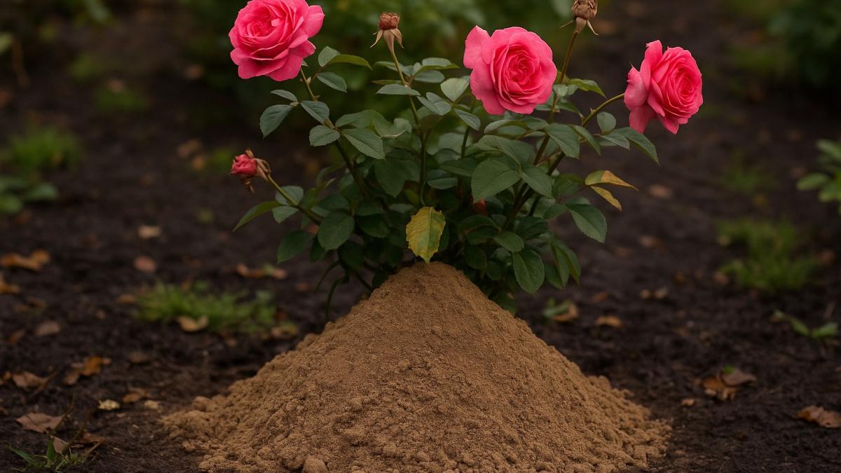 Укрытие роз лапником