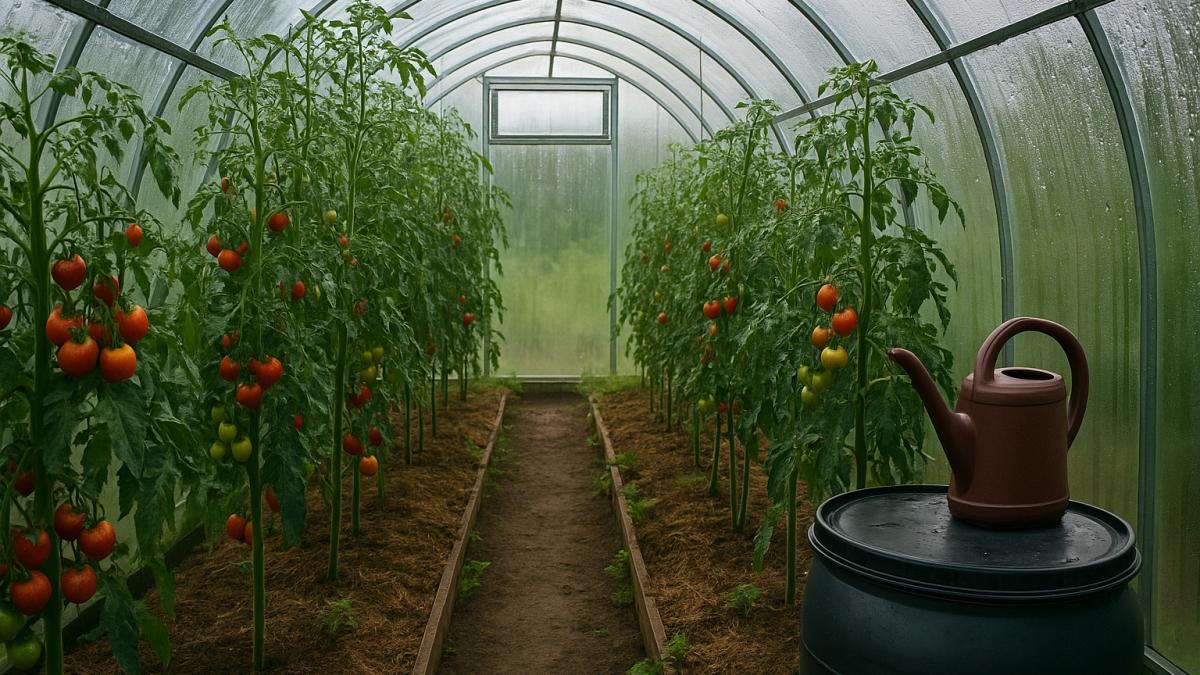 Теплица и конденсат Теплица и конденсат