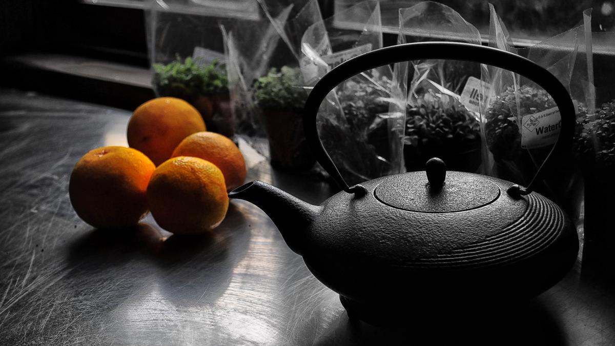 Чай с апельсинами