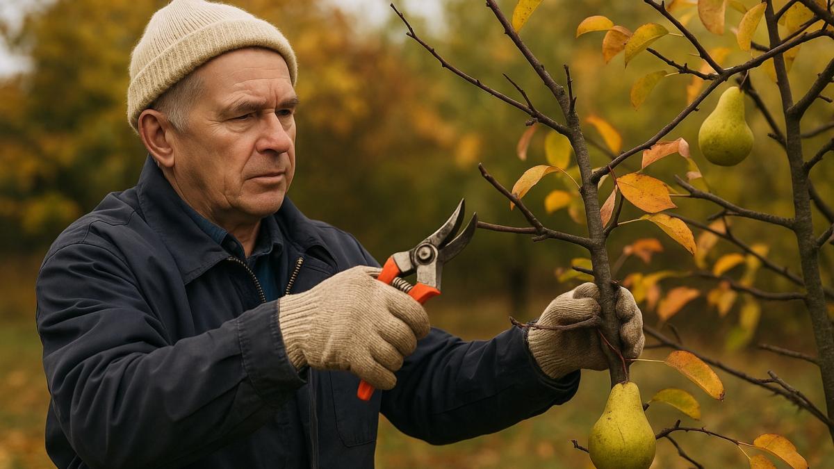 Обрезка груши осенью