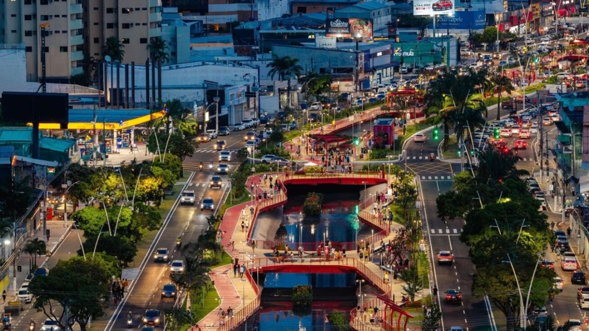 Линейный парк Дока в Бразилии