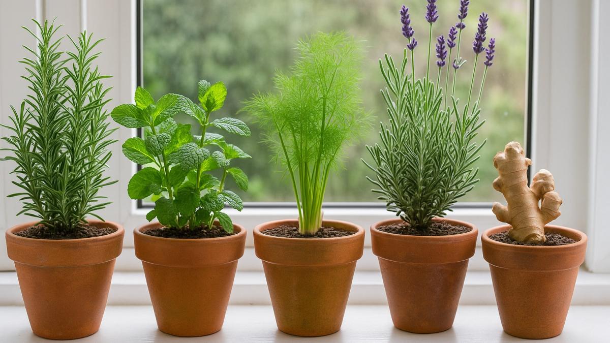 Домашний мини-сад из лечебных трав