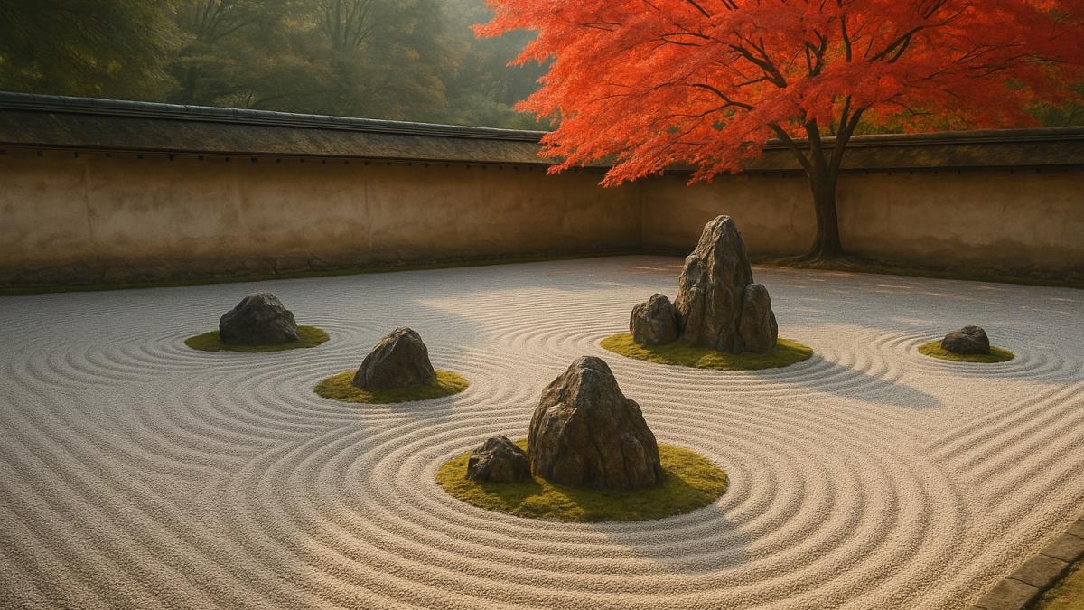 Японский сад камней