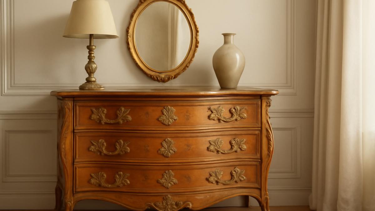 Винтажный комод в стиле Луи XV