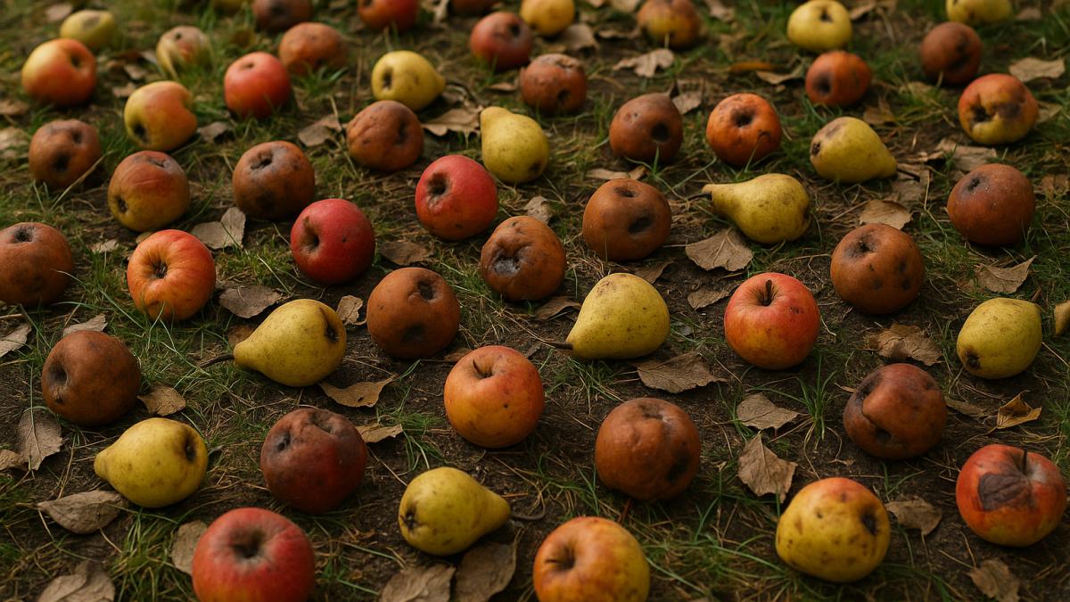 Падалица в саду