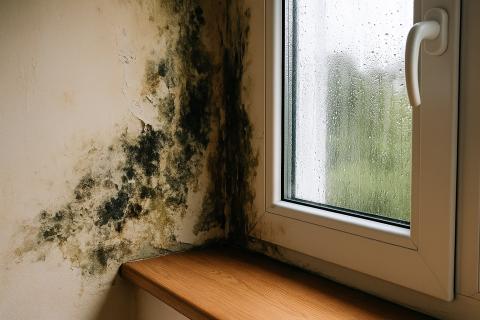 Эксперты объяснили, как избавиться от плесени на окнах с помощью подручных средств