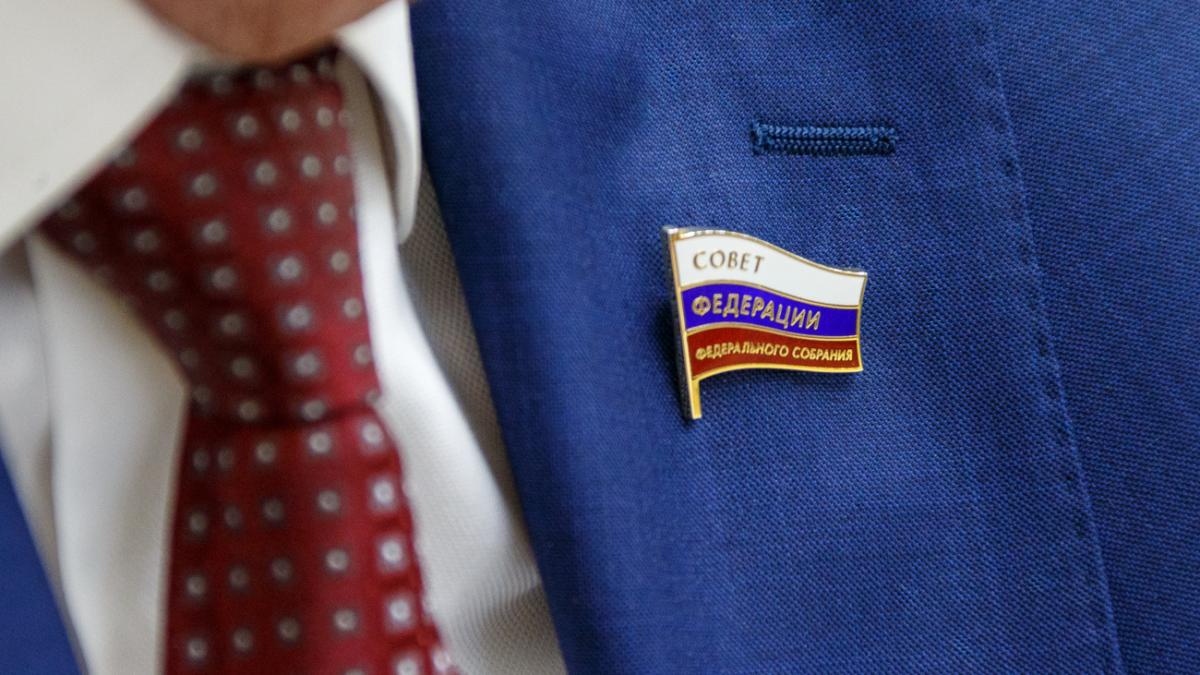 Значок члена совета Федерации