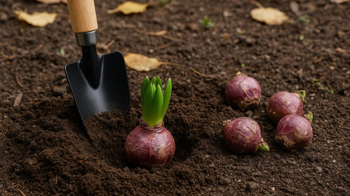 Посадка гиацинтов