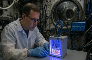 Космическая еда создаётся из растений, выращенных прямо на борту корабля — Фолькер Хессель