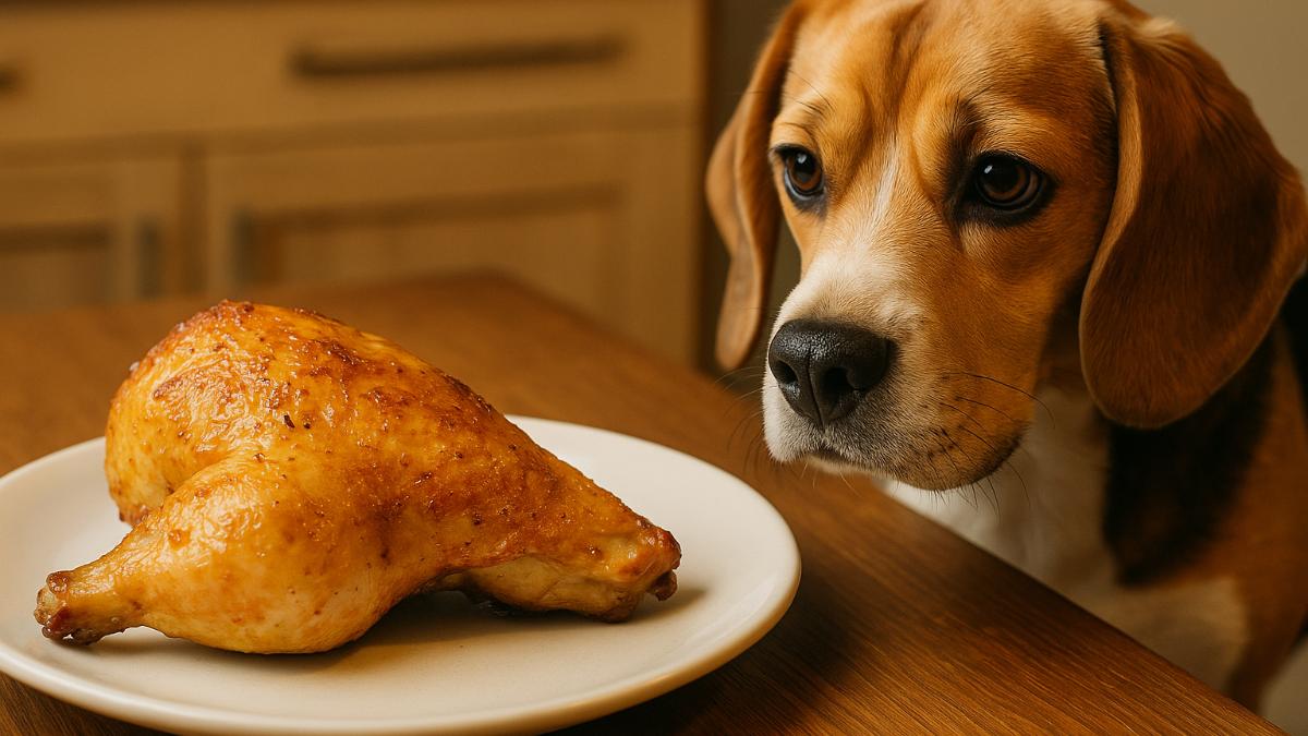 Собака и курица