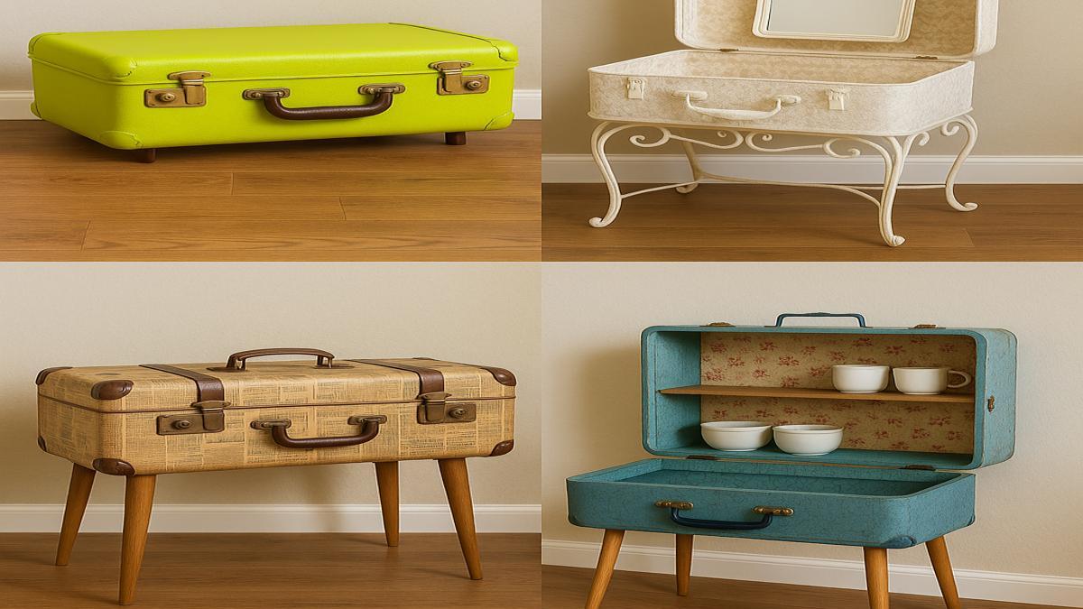 Девушка собирает чемодан