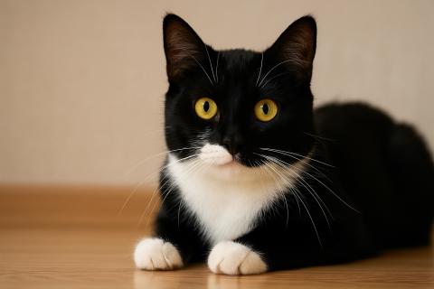 Кошка использует мурлыканье, чтобы попросить внимание