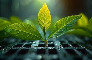 Спиртовой раствор очищает листья от липких выделений вредителей