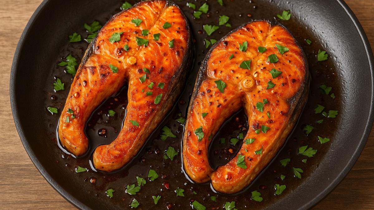 Жареная форель Жареная форель