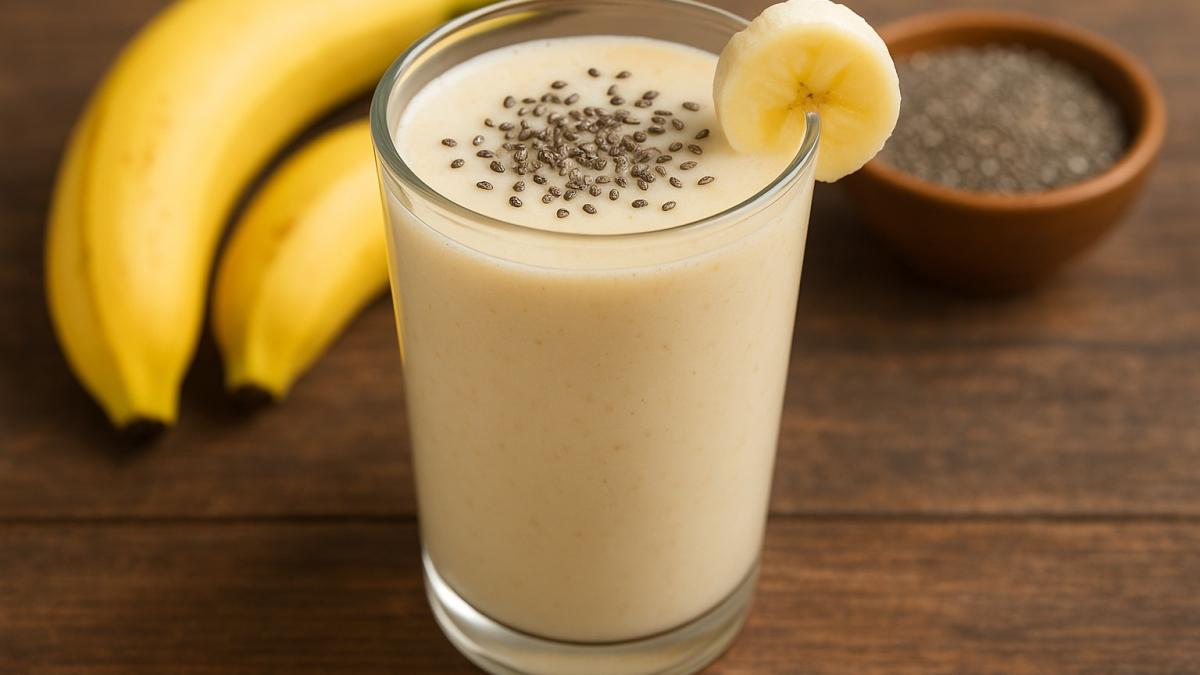 Смузи с бананом и протеином