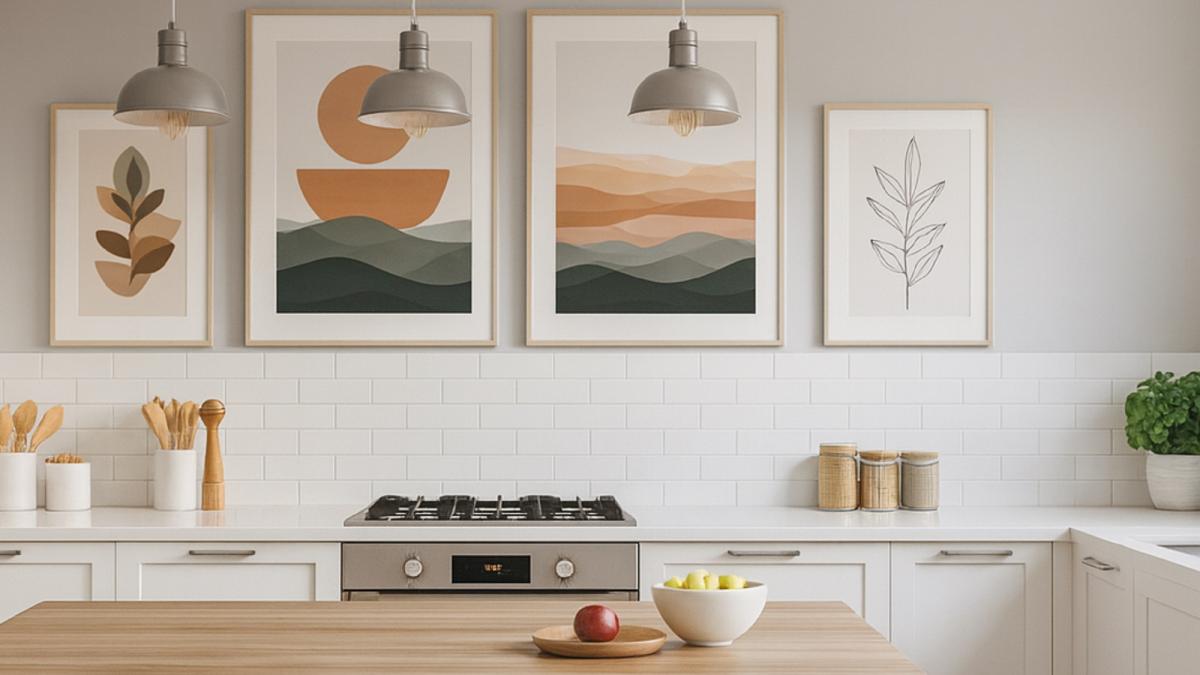 Современная светлая кухня