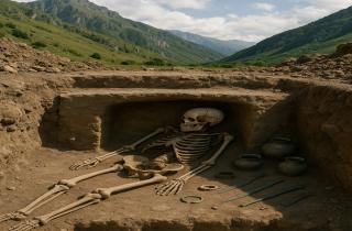 В центральной Венгрии раскопана гробница воина Аварского каганата VII века с нетронутыми артефактами